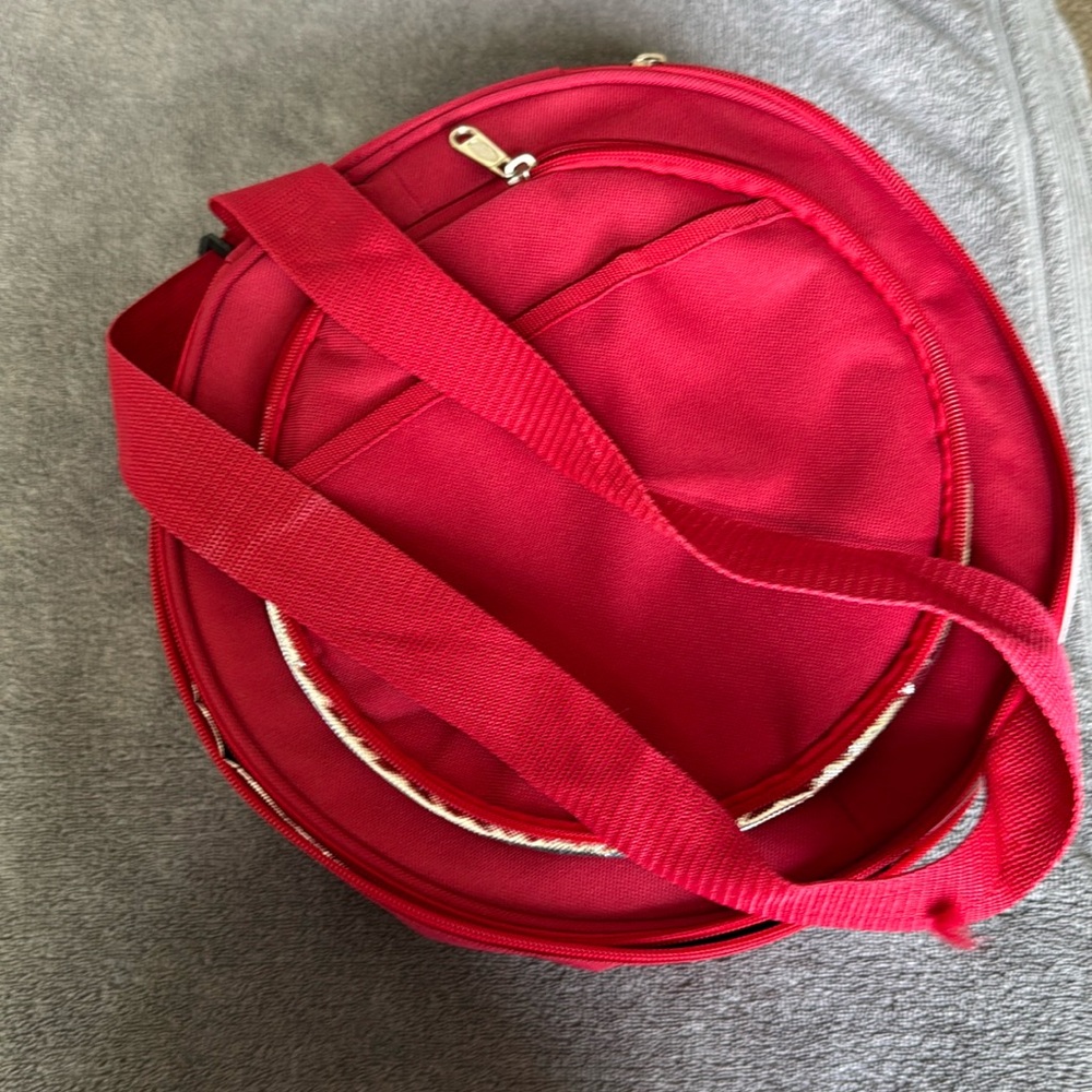 Brand new grill in a bag with thermal poly cooler bag and grill insulated cooler